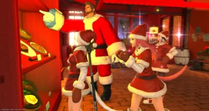 サンタたちの食事